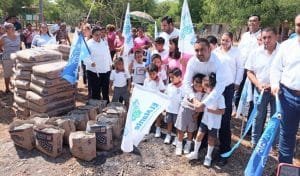 El presidente municipal Noé Ramo