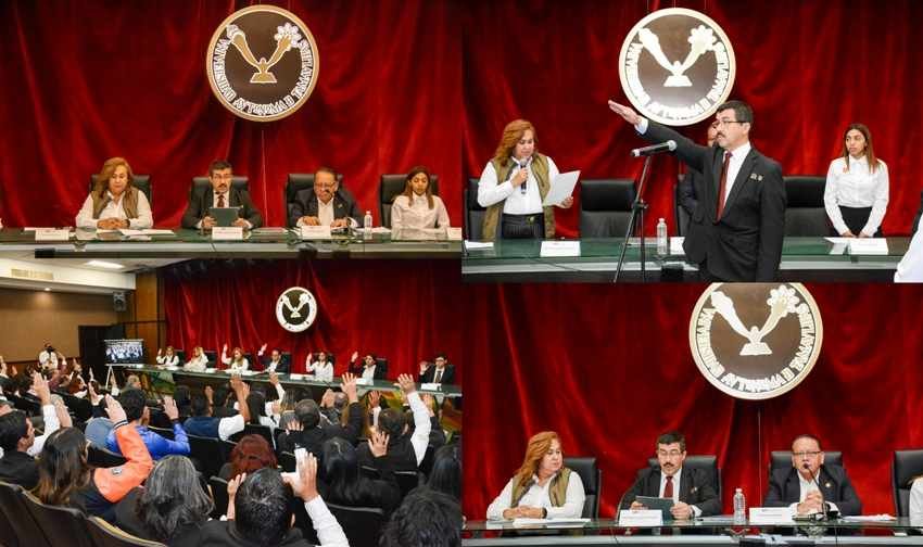 como nuevo rector de la UAT. Dámaso Anaya